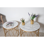 Столик дизайнерский The White Touch варинант исполнения - 4 | Loft Concept в Рязани