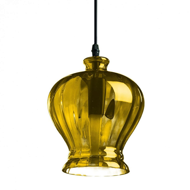 Подвесной светильник Geometry Glass Amber Bell Pendant Янтарь (Amber) Подвесной светильник Geometry Glass Amber Bell Pendant Янтарь (Amber) в Рязани | Loft Concept