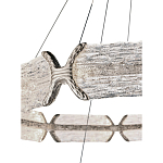 Люстра с 2-мя кольцами с текстурным природным рисунком IceFlame варинант исполнения - 7 | Loft Concept в Рязани