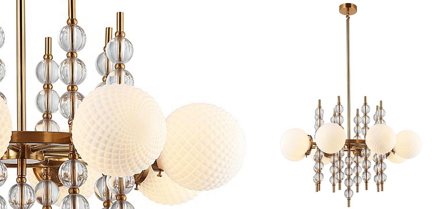 Люстра Addelyn Chandelier 8 lamp Люстра Addelyn Chandelier 8 lamp - Loft-Concept в Рязани