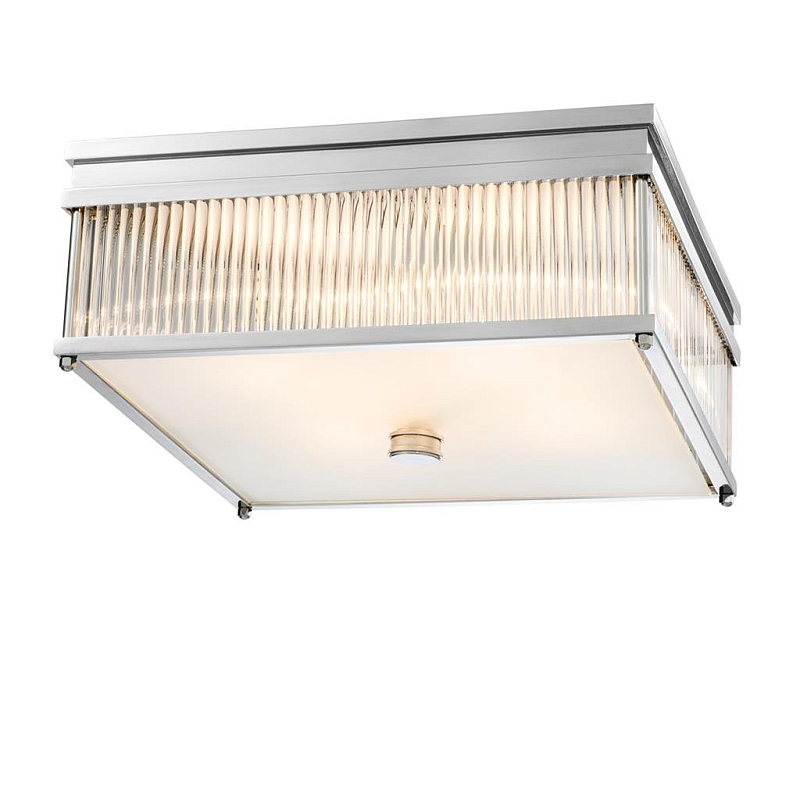 Потолочный светильник Ceiling Lamp Cornwall Nickel Никель Прозрачное Стекло Потолочный светильник Ceiling Lamp Cornwall Nickel Никель Прозрачное Стекло в Рязани | Loft Concept