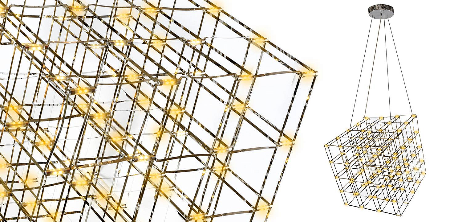 Люстра Moooi Tesseract Yellow lamp L Люстра Moooi Tesseract Yellow lamp L - Loft-Concept в Рязани