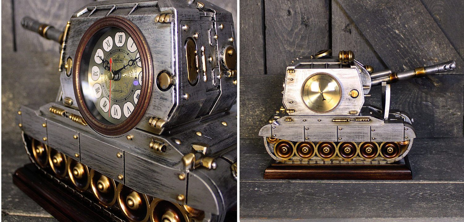 Часы Tank Clock Часы Tank Clock - Loft-Concept в Рязани
