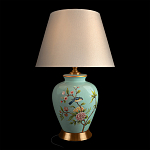 Настольная лампа голубая с изображением птиц Slip Away варинант исполнения - 8 | Loft Concept в Рязани