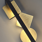 Светодиодное бра цвета античной бронзы Suprematism варинант исполнения - 2 | Loft Concept в Рязани
