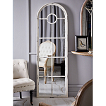 Зеркало-окно с арочным силуэтом в венецианском стиле Venetian White Mirror варинант исполнения - 4 | Loft Concept в Рязани