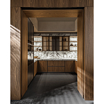 Раздвижные деревянные двери для кухни SISTEMA 7 Dada Engenereed Doors варинант исполнения - 2 | Loft Concept в Рязани