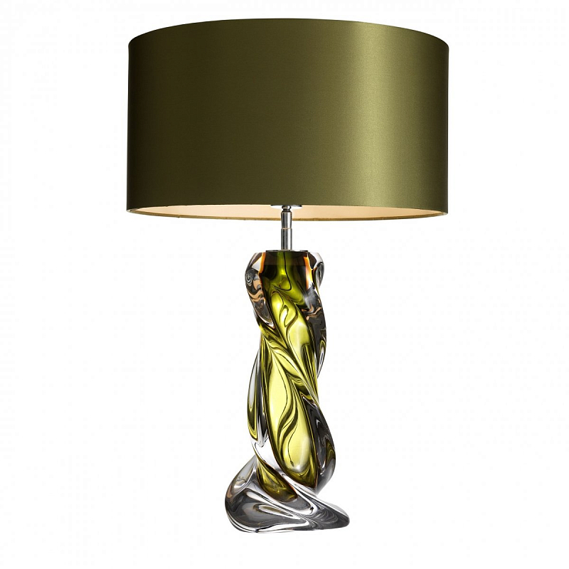 Настольная лампа Eichholtz Table Lamp Carnegie Зеленый смок Зеленый Настольная лампа Eichholtz Table Lamp Carnegie Зеленый смок Зеленый в Рязани | Loft Concept
