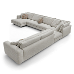 Современная модульная система мягкой мебели Zartаrn 6-ти местный угловой диван варинант исполнения - 2 | Loft Concept в Рязани