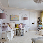 Обои ручная роспись Bamboo Special Colourway on Natural Mica metallic silk варинант исполнения - 2 | Loft Concept в Рязани