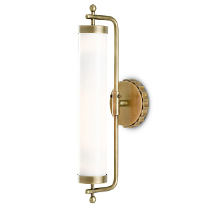 Бра для ванной с молочным стеклянным абажуром Softly Emit Light