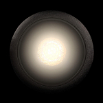 Встраиваемый спот светодиодный круглый черного цвета с углублением Ombra Lux  варинант исполнения - 3 | Loft Concept в Рязани