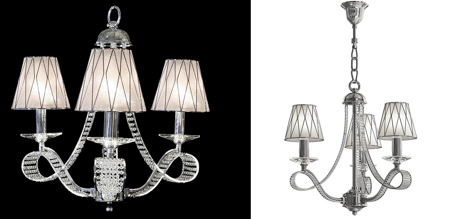 Люстра Franseza Chandelier chrome 52 Люстра Franseza Chandelier chrome 52 - Loft-Concept в Рязани