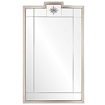 Зеркало в  серебряной раме с узорчатым геометрическим орнаментом Repulse варинант исполнения - 1 | Loft Concept в Рязани