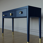 Дизайнерский Письменный стол Elsa Dreams Blue с тремя ящиками варинант исполнения - 2 | Loft Concept в Рязани