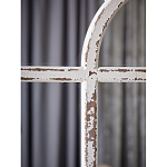 Зеркало-окно с эффектом старения в венецианском стиле Venetian White Mirror варинант исполнения - 6 | Loft Concept в Рязани