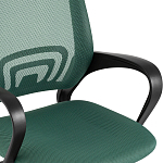 Офисное кресло с основанием из черного пластика Desk chairs Green варинант исполнения - 6 | Loft Concept в Рязани