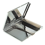 Портсигар на 10 сигарет с газовой зажигалкой из натурального камня Актиновит Stone Cigarettes Cases варинант исполнения - 2 | Loft Concept в Рязани