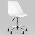 Офисный стул на металлическом основании EGGERY White варинант исполнения - 2 | Loft Concept в Рязани