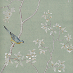 Обои ручная роспись Badminton Mercury Grey варинант исполнения - 1 | Loft Concept в Рязани