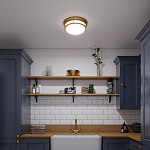 Потолочный светильник с белым матовым стеклянным плафоном в форме перевернутого конуса Hinkley варинант исполнения - 4 | Loft Concept в Рязани