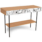 Консоль с принтом на ящиках Elise Console Table варинант исполнения - 10 | Loft Concept в Рязани