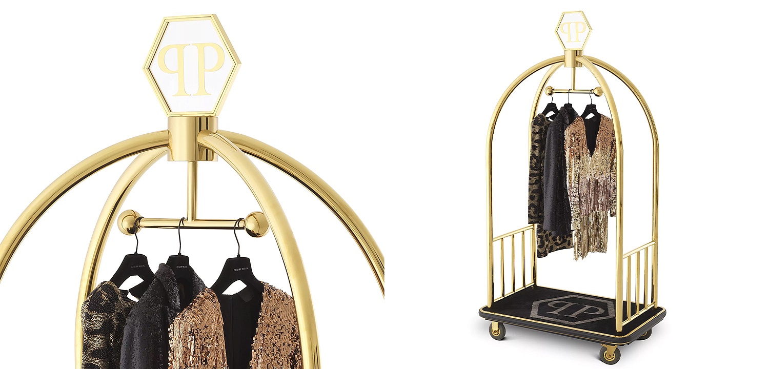Вешалка для одежды Philipp Plein Hotel Trolley Heaven Вешалка для одежды Philipp Plein Hotel Trolley Heaven - Loft-Concept в Рязани