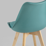 Стул с основой из пластика и мягким сиденьем Arvika Azure варинант исполнения - 6 | Loft Concept в Рязани