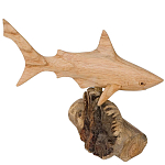 Статуэтка из дерева акула Animals of the World варинант исполнения - 5 | Loft Concept в Рязани