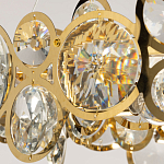 Люстра подвесная из золотых колец 57 см Golden Circles варинант исполнения - 6 | Loft Concept в Рязани