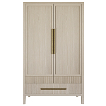 Шкаф платяной Primo с выдвижными ящиками шпон Черный дуб варинант исполнения - 1 | Loft Concept в Рязани