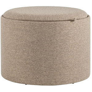 Пуф-столик с ящиком рогожка бежевый Bianca