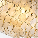 Люстра многоярусная с декором из натуральной морской ракушки Iridescent Light варинант исполнения - 5 | Loft Concept в Рязани