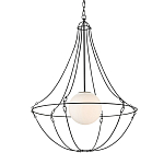 Подвесной светильник из тонких прутьев в форме колокола Forged Thin Rods варинант исполнения - 3 | Loft Concept в Рязани