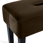 Мягкий  пуф на черных ножках Winton Pouf варинант исполнения - 12 | Loft Concept в Рязани