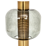 Настольная лампа со стеклянным плафоном Elario Metal Glass Table Lamp варинант исполнения - 2 | Loft Concept в Рязани