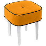 Квадратный мягкий пуф на белых ножках Winton Pouf Square варинант исполнения - 23 | Loft Concept в Рязани