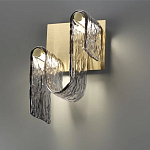 Бра волнистой формы из фактурного стекла Wave варинант исполнения - 3 | Loft Concept в Рязани