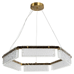 Светодиодная люстра с рельефным стеклом ICE GLASS 70 варинант исполнения - 2 | Loft Concept в Рязани