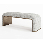 Банкетка Forli с элегантными латунными вставками  варинант исполнения - 1 | Loft Concept в Рязани