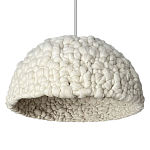 Вязаный подвесной светильник из шерсти Dome Wool Lamp  варинант исполнения - 6 | Loft Concept в Рязани