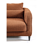 Диван в гостиную Portree Sofa Терракотовый букле варинант исполнения - 5 | Loft Concept в Рязани