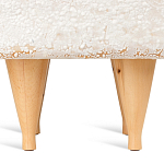 Керамический столик на деревянных ножках «Квадро» варинант исполнения - 6 | Loft Concept в Рязани