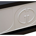 Тумбочка прикроватная с ящиком черно-серого цвета Noble Nightstand варинант исполнения - 3 | Loft Concept в Рязани