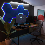 Гипсовая 3D панель с принтографией PM-52 варинант исполнения - 1 | Loft Concept в Рязани