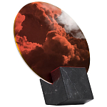 Настольное дизайнерское зеркало Poltronova Vanitas Nero Marquina Mirror and Photo Holder варинант исполнения - 1 | Loft Concept в Рязани