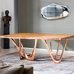 Обеденный стол прямоугольный с фигурными ножками G-table варинант исполнения - 2 | Loft Concept в Рязани