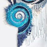 Текстильный Арт-объект ручной работы Galaxy варинант исполнения - 1 | Loft Concept в Рязани