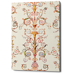 Постер на холсте с изображением ангела и растительных орнаментов Raffael Angel Poster варинант исполнения - 2 | Loft Concept в Рязани