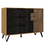 Комод с 3-мя ящиками и дверцей Stone Effect варинант исполнения - 1 | Loft Concept в Рязани